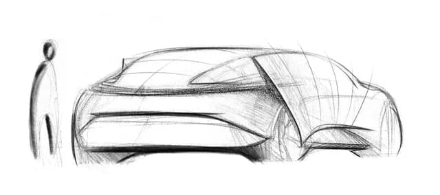 Human-scale rear-view proportion study. From Monica Motamedi’s supplied Concept / Sketch archive.