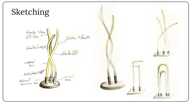 Automotive taillight concept rendering from Monica Motamedi’s supplied portfolio archive.
